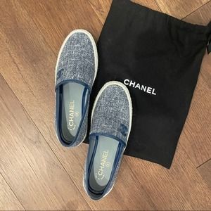 Chanel Brand New Espadrilles Jeans RARE
